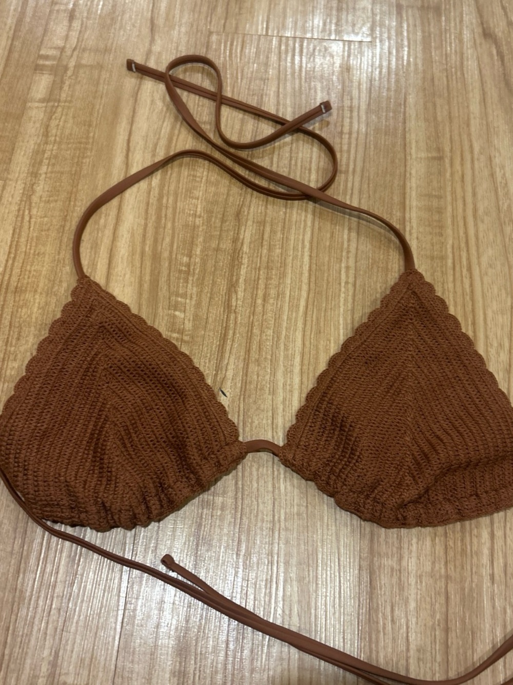 Wild Fable brown bikini top